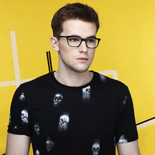 Load image into Gallery viewer, Black Wayfarer Full Rim Unisex Eyeglasses by Vincent Chase Online-96996