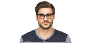 Black Wayfarer Full Rim Unisex Eyeglasses by Vincent Chase Online-117528