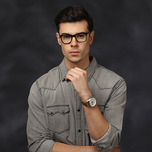 Black Wayfarer Full Rim Unisex Eyeglasses by Vincent Chase Online-117528