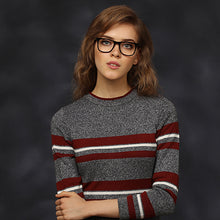 Load image into Gallery viewer, Black Wayfarer Full Rim Unisex Eyeglasses by Vincent Chase Online-117528