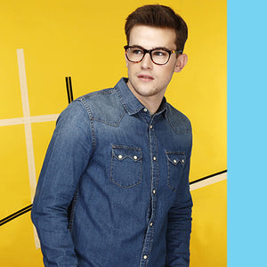 Tortoise Wayfarer Full Rim Unisex Eyeglasses by Vincent Chase VC-115280