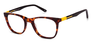 Tortoise Wayfarer Full Rim Unisex Eyeglasses by Vincent Chase VC-115280