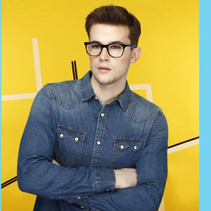 Tortoise Square Full Rim Unisex Eyeglasses by Vincent Chase Online-115282