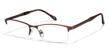 Load image into Gallery viewer, Brown Rectangle Half Rim Unisex Eyeglasses by Vincent Chase Online-102973
