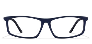 Blue Rectangle Full Rim Unisex Eyeglasses by Vincent Chase Online-120079