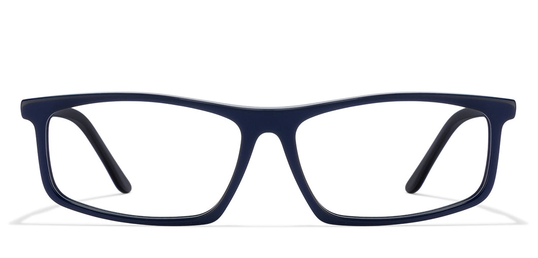 Blue Rectangle Full Rim Unisex Eyeglasses by Vincent Chase Online-120079