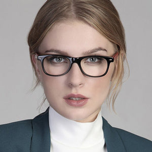 Black Wayfarer Full Rim Unisex Eyeglasses by Vincent Chase Online-102728