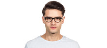 Load image into Gallery viewer, Black Wayfarer Full Rim Unisex Eyeglasses by Vincent Chase Online-102728