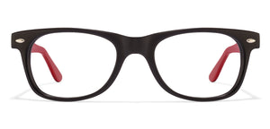 Black Wayfarer Full Rim Unisex Eyeglasses by Vincent Chase Online-102728