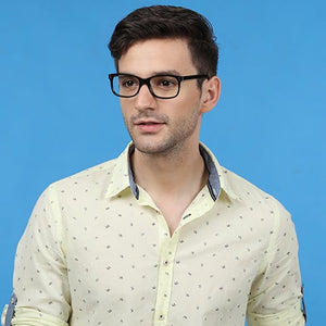 Black Square Full Rim Unisex Eyeglasses by Vincent Chase Online-122059