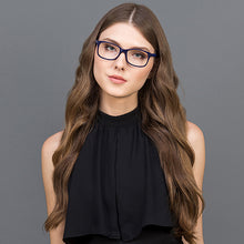 Load image into Gallery viewer, Blue Wayfarer Full Rim Unisex Eyeglasses by Vincent Chase VC-122065