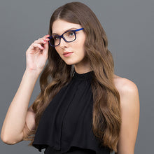 Load image into Gallery viewer, Blue Wayfarer Full Rim Unisex Eyeglasses by Vincent Chase VC-122065