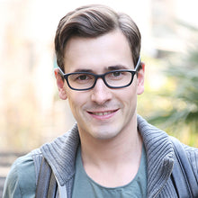 Load image into Gallery viewer, Black Rectangle Full Rim Unisex Eyeglasses by Vincent Chase Online-112630