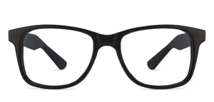Black Wayfarer Full Rim Unisex Eyeglasses by Vincent Chase Online-120327