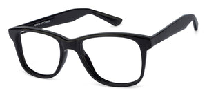 Black Wayfarer Full Rim Unisex Eyeglasses by Vincent Chase Online-120327