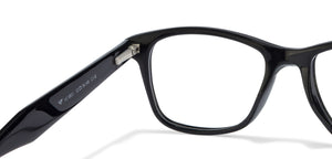 Black Wayfarer Full Rim Unisex Eyeglasses by Vincent Chase Online-120327