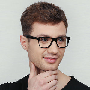 Black Wayfarer Full Rim Unisex Eyeglasses by Vincent Chase Online-120327