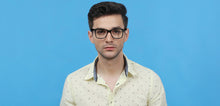 Load image into Gallery viewer, Black Wayfarer Full Rim Unisex Eyeglasses by Vincent Chase VC-122034