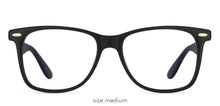 Load image into Gallery viewer, Black Wayfarer Full Rim Unisex Eyeglasses by Vincent Chase VC-122034