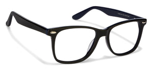 Black Wayfarer Full Rim Unisex Eyeglasses by Vincent Chase VC-122034