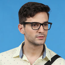 Load image into Gallery viewer, Black Wayfarer Full Rim Unisex Eyeglasses by Vincent Chase VC-122034