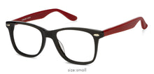 Load image into Gallery viewer, Black Wayfarer Full Rim Unisex Eyeglasses by Vincent Chase Online-122027