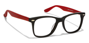 Black Wayfarer Full Rim Unisex Eyeglasses by Vincent Chase Online-122027