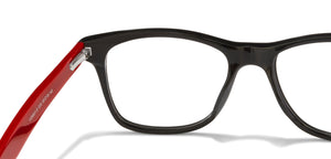 Black Wayfarer Full Rim Unisex Eyeglasses by Vincent Chase Online-122027