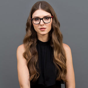 Black Wayfarer Full Rim Unisex Eyeglasses by Vincent Chase Online-122027