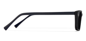 Black Rectangle Full Rim Unisex Eyeglasses by Vincent Chase Online-123381