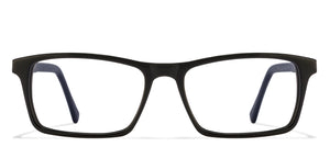 Black Rectangle Full Rim Unisex Eyeglasses by Vincent Chase Online-123381