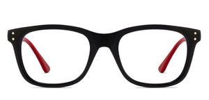 Black Wayfarer Full Rim Unisex Eyeglasses by Vincent Chase VC-120824