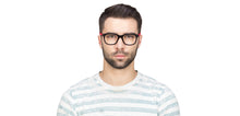 Load image into Gallery viewer, Black Wayfarer Full Rim Unisex Eyeglasses by Vincent Chase VC-120824