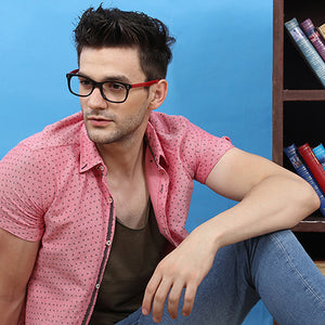 Black Wayfarer Full Rim Unisex Eyeglasses by Vincent Chase Online-122044