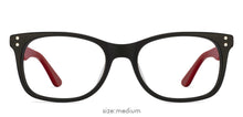 Load image into Gallery viewer, Black Wayfarer Full Rim Unisex Eyeglasses by Vincent Chase Online-122044