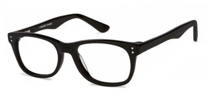 Black Wayfarer Full Rim Unisex Eyeglasses by Vincent Chase VC-122188