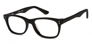 Black Wayfarer Full Rim Unisex Eyeglasses by Vincent Chase VC-122188