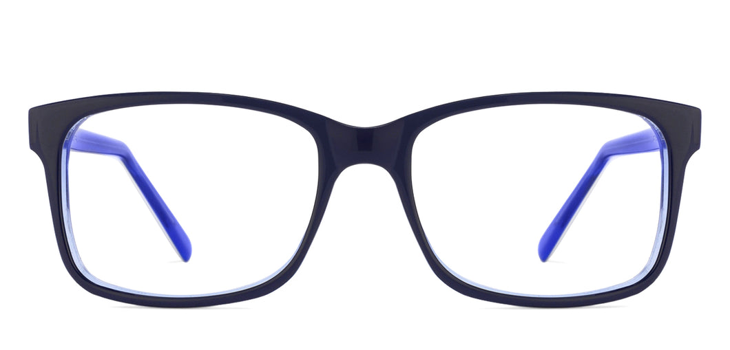 Blue Wayfarer Full Rim Unisex Eyeglasses by Vincent Chase Online-122228