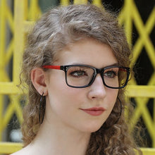 Load image into Gallery viewer, Black Square Full Rim Unisex Eyeglasses by Vincent Chase Online-122208