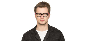 Black Square Full Rim Unisex Eyeglasses by Vincent Chase Online-122208