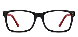Black Square Full Rim Unisex Eyeglasses by Vincent Chase Online-122208