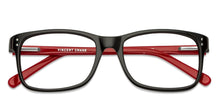 Load image into Gallery viewer, Black Square Full Rim Unisex Eyeglasses by Vincent Chase Online-122208