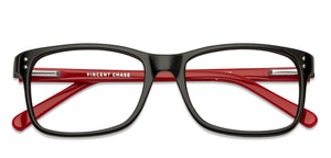 Black Square Full Rim Unisex Eyeglasses by Vincent Chase Online-122208