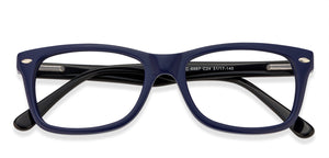 Blue Wayfarer Full Rim Unisex Eyeglasses by Vincent Chase Online-120843