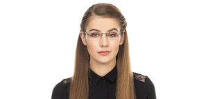 Grey Rectangle Rimless Unisex Eyeglasses by Lenskart Air Online-114677