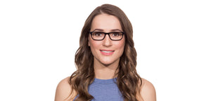 Black Rectangle Full Rim Unisex Eyeglasses by Vincent Chase Online-115270