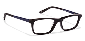 Black Rectangle Full Rim Unisex Eyeglasses by Vincent Chase Online-115270