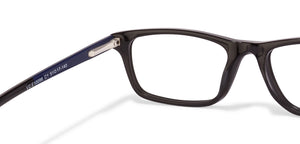 Black Rectangle Full Rim Unisex Eyeglasses by Vincent Chase Online-115270