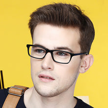 Load image into Gallery viewer, Black Rectangle Full Rim Unisex Eyeglasses by Vincent Chase Online-115270