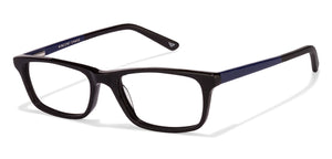 Black Rectangle Full Rim Unisex Eyeglasses by Vincent Chase Online-115270